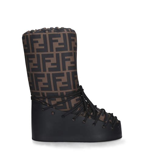fendi fun fur snow boots